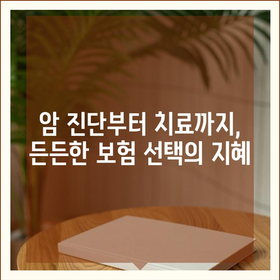 나에게 맞는 암 보험 찾기| 꼼꼼한 비교 분석 & 추천 가이드 | 암 보험, 보장 분석, 추천, 비교