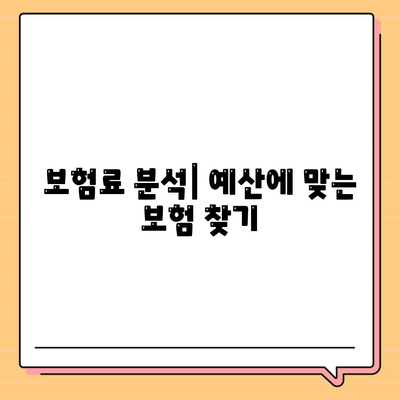 나에게 맞는 건강보험 찾기| 보장 범위 비교 가이드 | 건강보험 비교, 보험료, 보장 분석, 추천