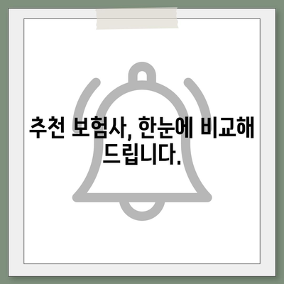 나에게 맞는 종신 보험사 찾기| 꼼꼼한 비교 분석 & 추천 가이드 | 종신보험, 보험료 비교, 보장 분석, 추천