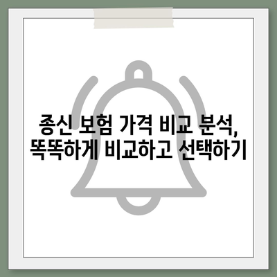 종신 보험 가격 비교 분석| 나에게 맞는 보장과 비용 찾기 | 종신 보험 추천, 보험료 계산, 보험 가입 팁