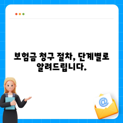 생명보험금 청구, 궁금한 모든 것을 해결해 드립니다! | 보험금 청구 절차, 서류, 필요서류, 유의사항, FAQ