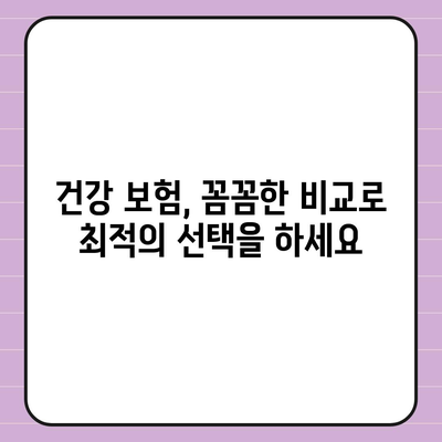 나에게 딱 맞는 건강 보험 찾기| 지역별 추천 & 비교 가이드 | 건강보험, 보험 추천, 비교