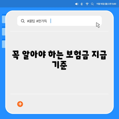 건강 보험금 청구, 궁금한 점 싹 해결! | 보험금 지급 기준, 서류, 절차, 꿀팁