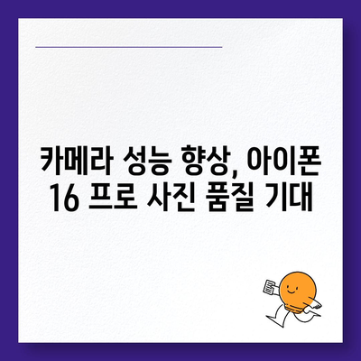 아이폰 16 프로 출시일과 디자인 개편