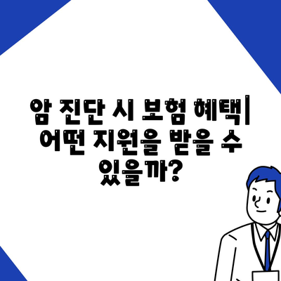 암 보험 혜택| 꼭 알아야 할 핵심 정보와 비교 가이드 | 암 보험, 보장 분석, 암 진단, 보험료