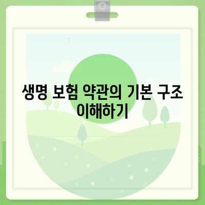 생명 보험 약관 이해를 위한 필수 가이드 | 생명 보험, 약관 해석, 가입 정보