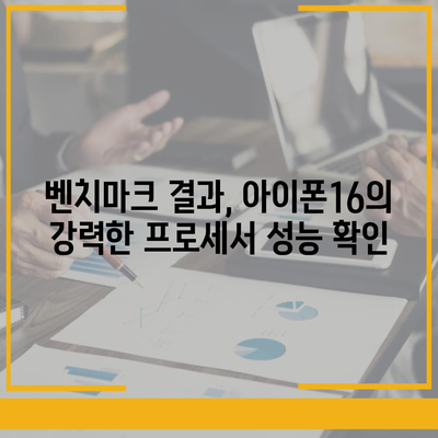 경쟁자들을 능가한 아이폰16 벤치마크