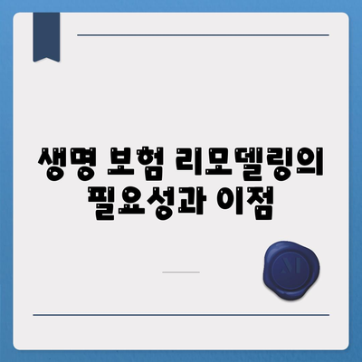 생명 보험 리모델링의 모든 것| 효과적인 방법과 팁 | 생명 보험, 리모델링, 재정 계획