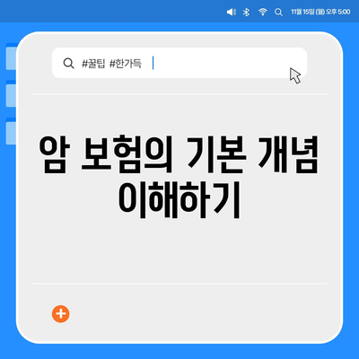 암 보험 약관 완전 정복! | 암 보험, 약관 해석, 보험 가입 팁