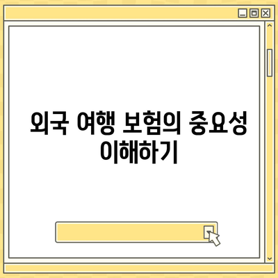 예산에 맞는 외국 여행 보험 선택을 위한 완벽 가이드 | 여행 보험, 예산, 팁