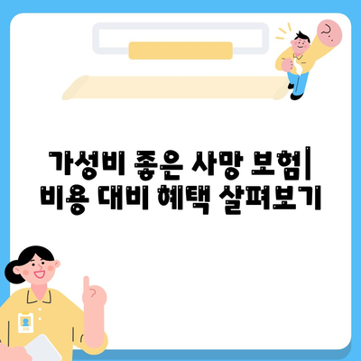 사망 보험 비교 사이트에서 가장 추천하는 5가지 보험 상품 | 보험, 비교, 재정 계획