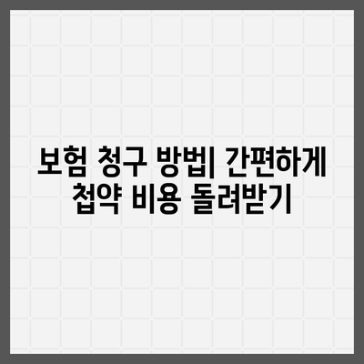 안면신경마비 치료 첩약 보험으로 건강보험 적용 받기 방법 | 첩약, 건강보험, 치료 가이드"