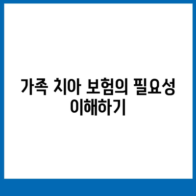 가족 치아 보험 고민 중? 올바른 선택을 위한 5가지 팁!" | 가족 보험, 치아 보험, 선택 가이드