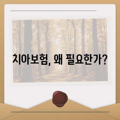 치아보험과 치하보험 임플란트에 필요한 이유와 선택 가이드 | 치아보험, 임플란트, 보험 비교