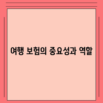 예상치 못한 사고에 대비하는 여행 보험 비교 및 가입 방법 | 여행 보험, 사고 대비, 가이드