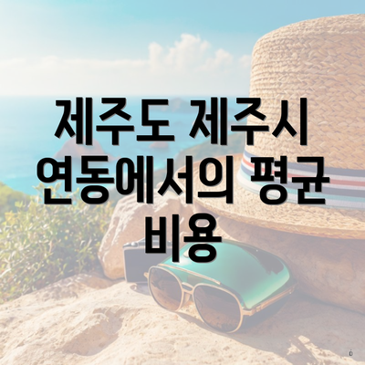 제주도 제주시 연동에서의 평균 비용