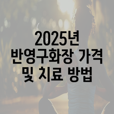 2025년 반영구화장 가격 및 치료 방법