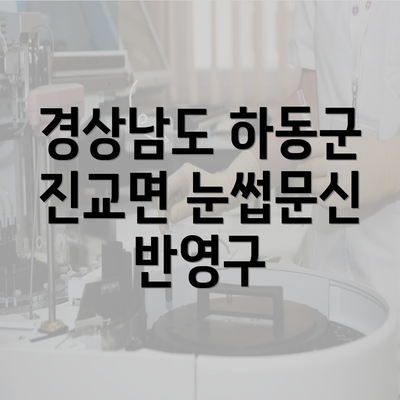 경상남도 하동군 진교면 눈썹문신 반영구