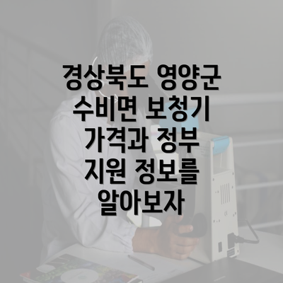 경상북도 영양군 수비면 보청기 가격과 정부 지원 정보를 알아보자