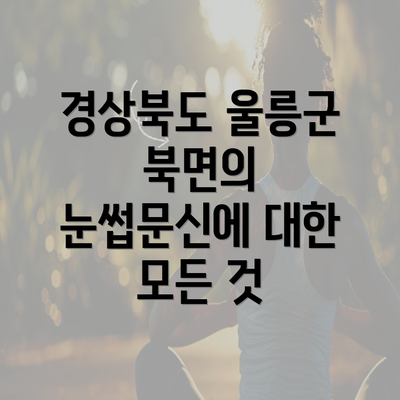 경상북도 울릉군 북면의 눈썹문신에 대한 모든 것