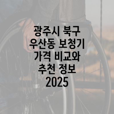 광주시 북구 우산동 보청기 가격 비교와 추천 정보 2025