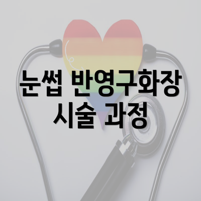 눈썹 반영구화장 시술 과정