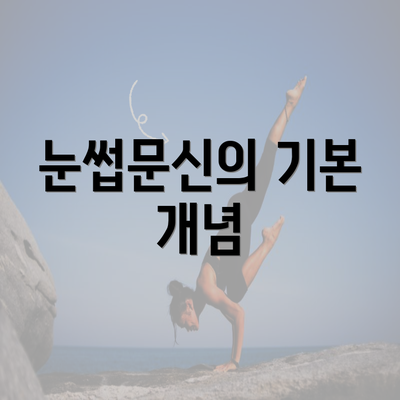 눈썹문신의 기본 개념