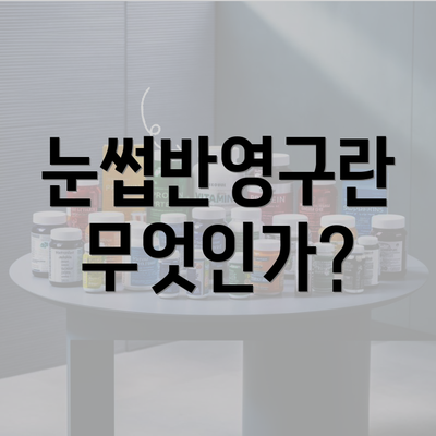 눈썹반영구란 무엇인가?