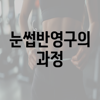 눈썹반영구의 과정