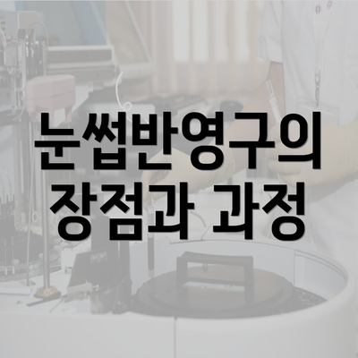 눈썹반영구의 장점과 과정