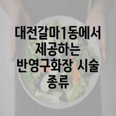 대전갈마1동에서 제공하는 반영구화장 시술 종류