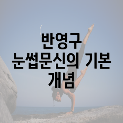 반영구 눈썹문신의 기본 개념