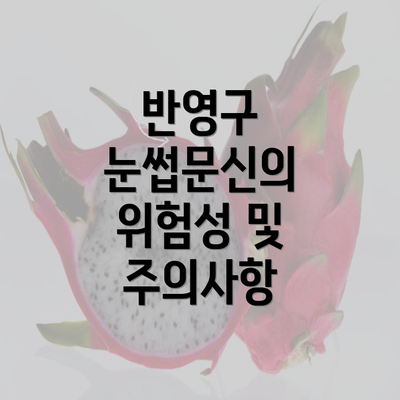 반영구 눈썹문신의 위험성 및 주의사항