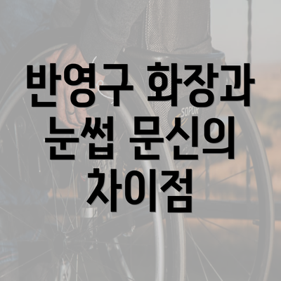 반영구 화장과 눈썹 문신의 차이점