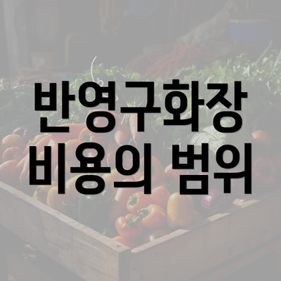 반영구화장 비용의 범위