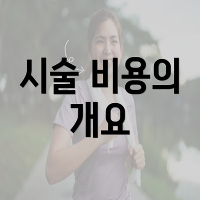 시술 비용의 개요