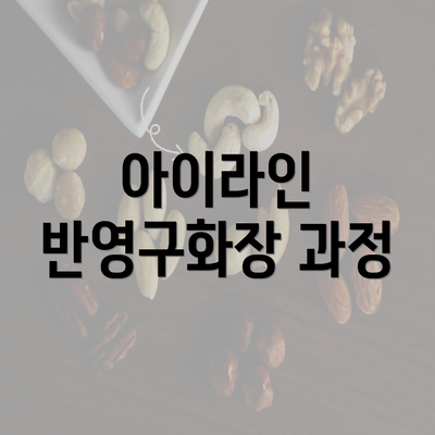 아이라인 반영구화장 과정