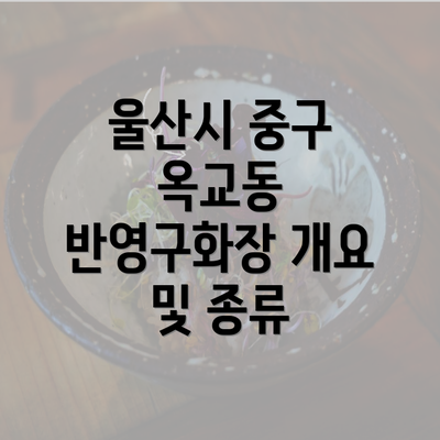 울산시 중구 옥교동 반영구화장 개요 및 종류