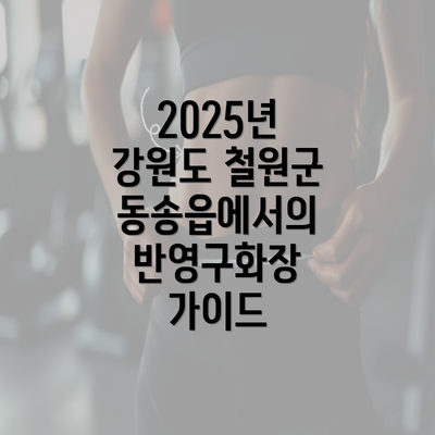 2025년 강원도 철원군 동송읍에서의 반영구화장 가이드