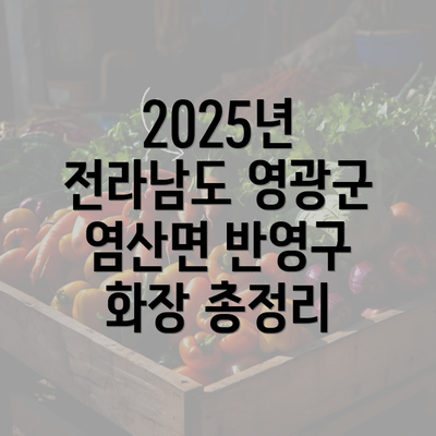 2025년 전라남도 영광군 염산면 반영구 화장 총정리