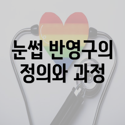 눈썹 반영구의 정의와 과정