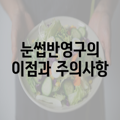 눈썹반영구의 이점과 주의사항