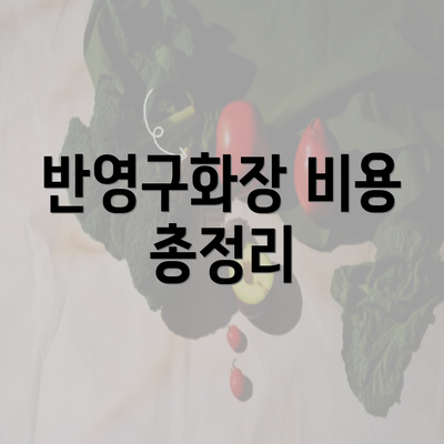 반영구화장 비용 총정리