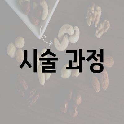 시술 과정