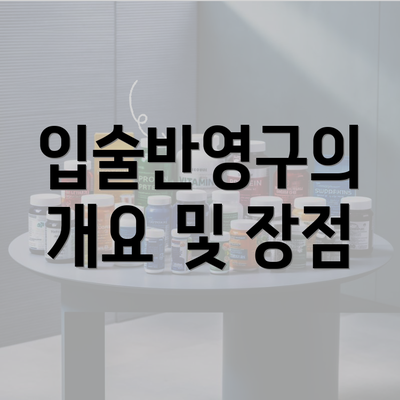 입술반영구의 개요 및 장점